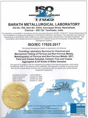 Metal Testing laboratory in Kerala